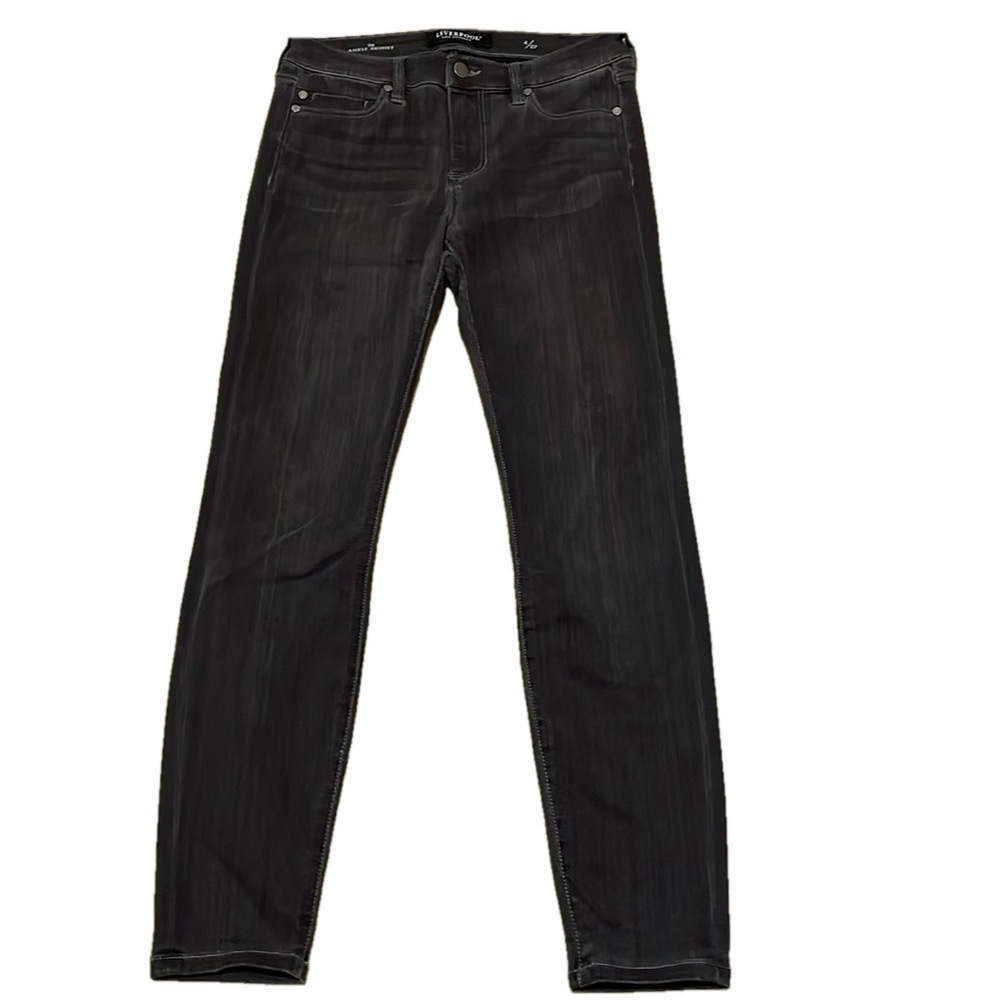 Liverpool charcoal ankle skinny jeans Sz 4